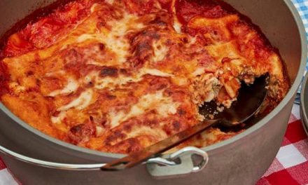 Dutch Oven Lasagna